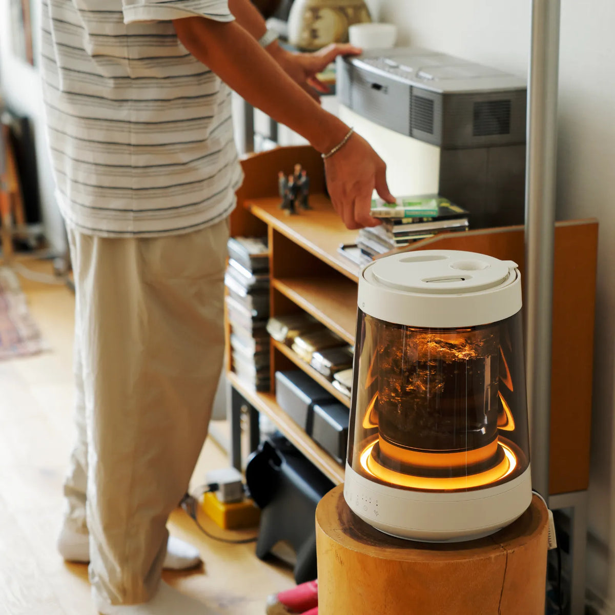 GLASS STEAM HUMIDIFIER ガラススチーム加湿器